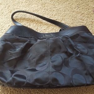 black coach purse